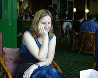 Unknown fan in bar